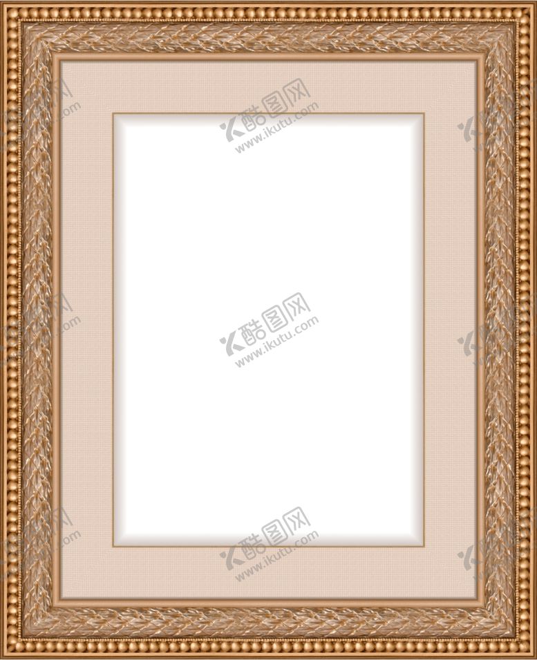 编号：48933310061537569933【酷图网】源文件下载-金色边框相框