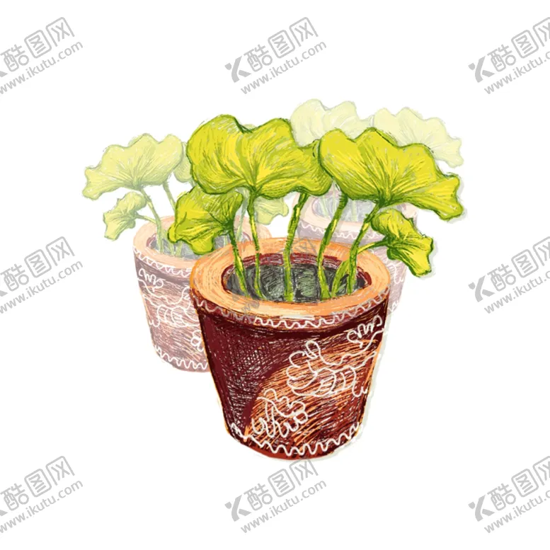 编号：77920307012253116803【酷图网】源文件下载-植物小盆
