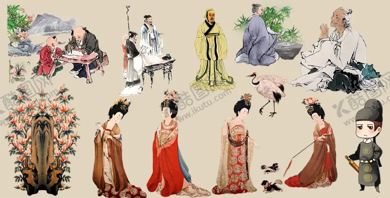 编号：98514906191038485403【酷图网】源文件下载-古代人物图片