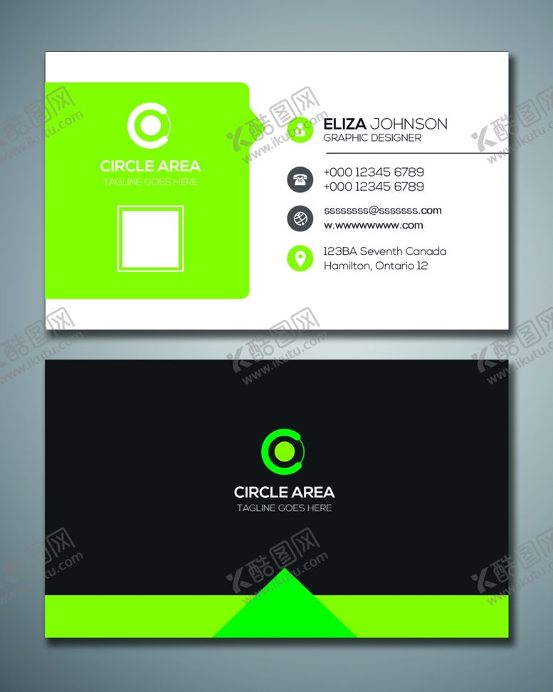 编号：97969410311917569904【酷图网】源文件下载-大气名片