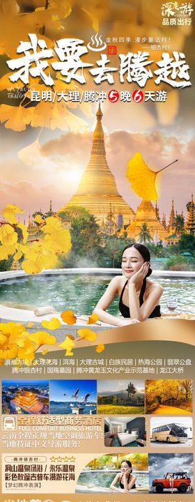 我要去腾跃旅游海报设计