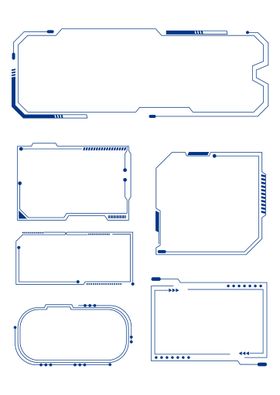 科技边框 