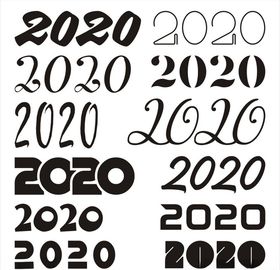 2020字体设计