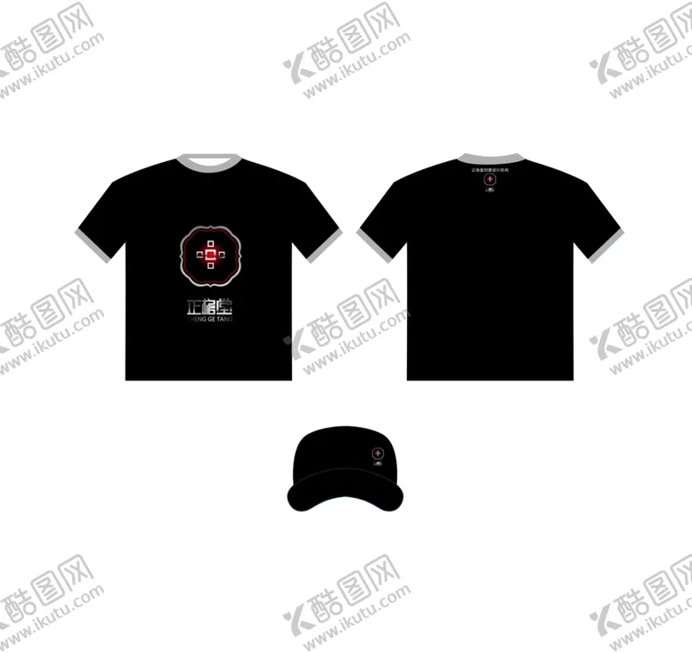 编号：56783905011538262833【酷图网】源文件下载-T恤衫和广告帽