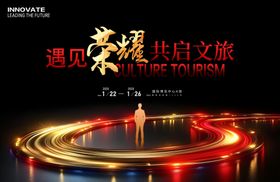 文旅会议展板