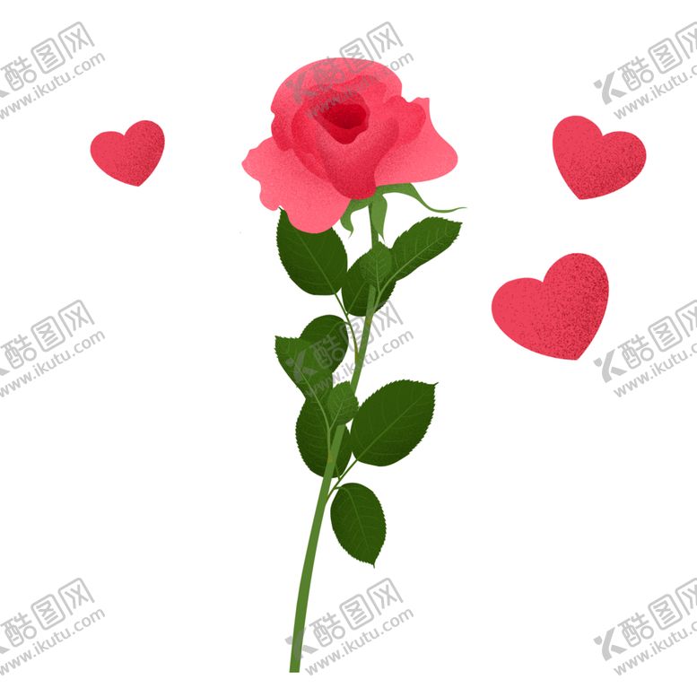 编号：44922809161526506094【酷图网】源文件下载-玫瑰花装饰素材