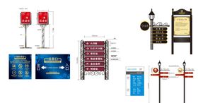 禁止安全标识牌整套导视图