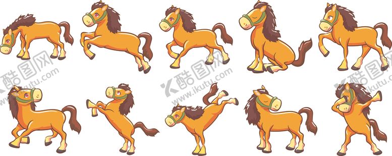 编号：68160609241727293128【酷图网】源文件下载-卡通马