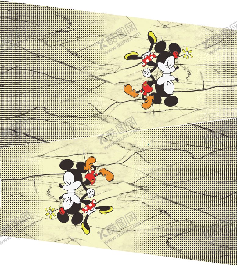 编号：62836909282331155533【酷图网】源文件下载-米老鼠动漫底纹大牌圆