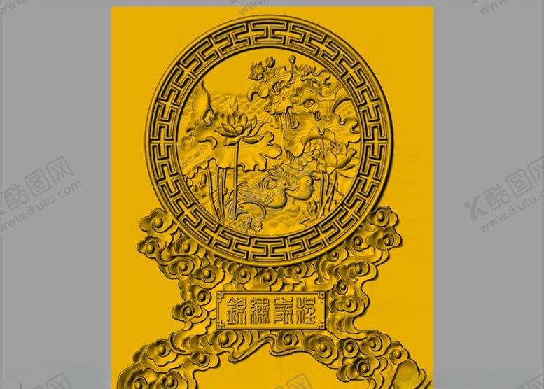 编号：52724503251927426444【酷图网】源文件下载-CAD装饰画3D模型
