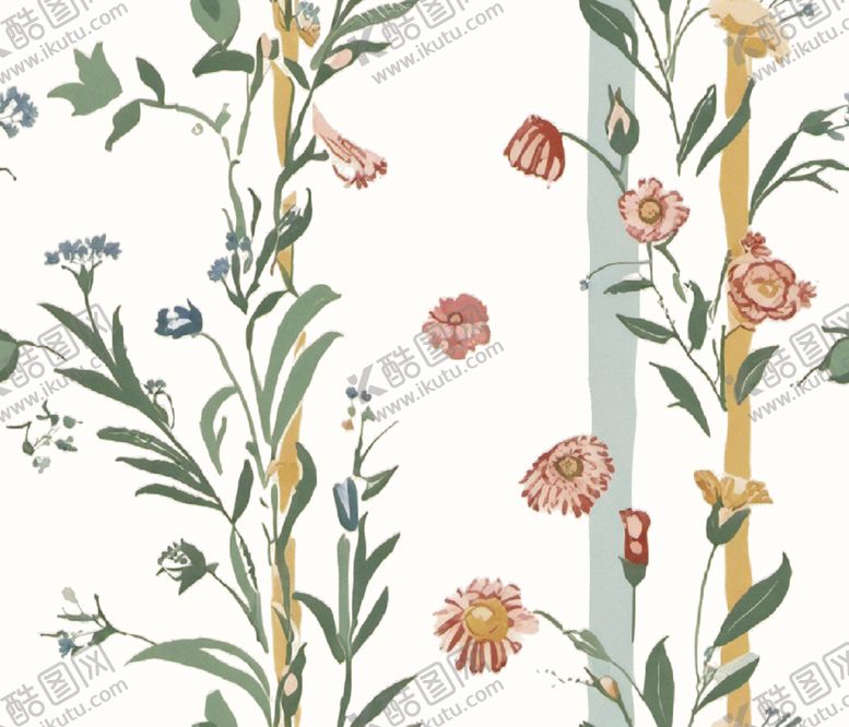 编号：54009504011139502068【酷图网】源文件下载-花卉藤蔓图案设计