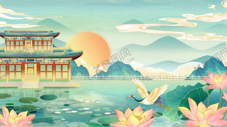 编号：14595601191837446951【酷图网】源文件下载-国潮背景