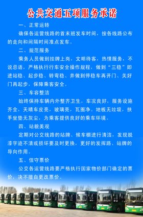 公共交通承诺