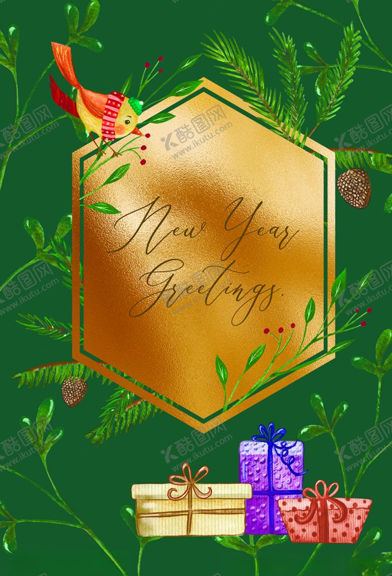 编号：49110609162225466827【酷图网】源文件下载-圣诞主题插画图案