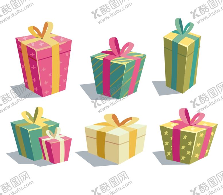 编号：94755307061643256789【酷图网】源文件下载-卡通礼物盒大全