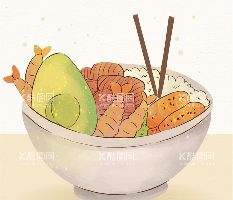 编号：34020810180627458394【酷图网】源文件下载-食物插画 