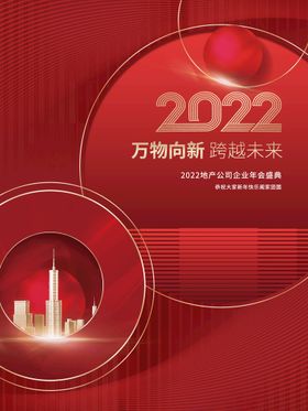 2022虎年地产年会海报