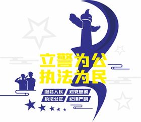 党建警营交通文化墙