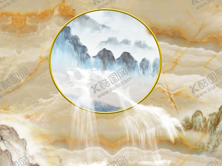编号：76061610231143108669【酷图网】源文件下载-新中式背景墙