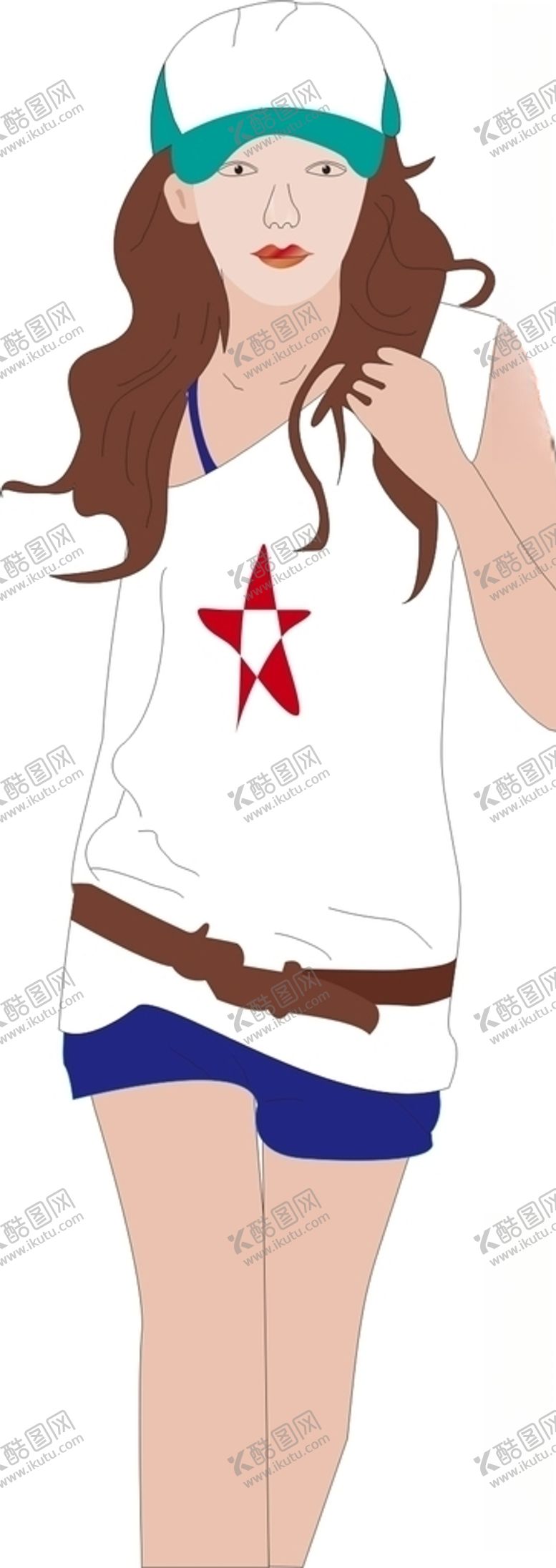 编号：94300909131805009622【酷图网】源文件下载-时尚女孩