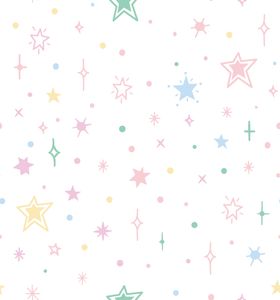 多彩星星图案背景