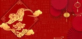大气中国风新春贺岁宣传海报