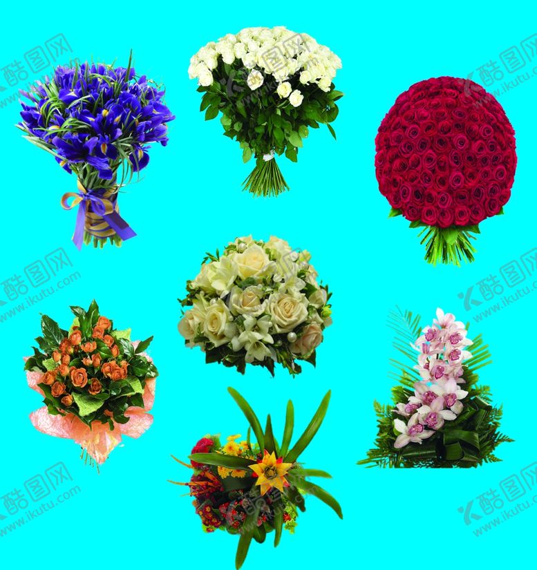 编号：28104510070903499842【酷图网】源文件下载-鲜花花饰与花束素材