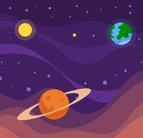 太空插画