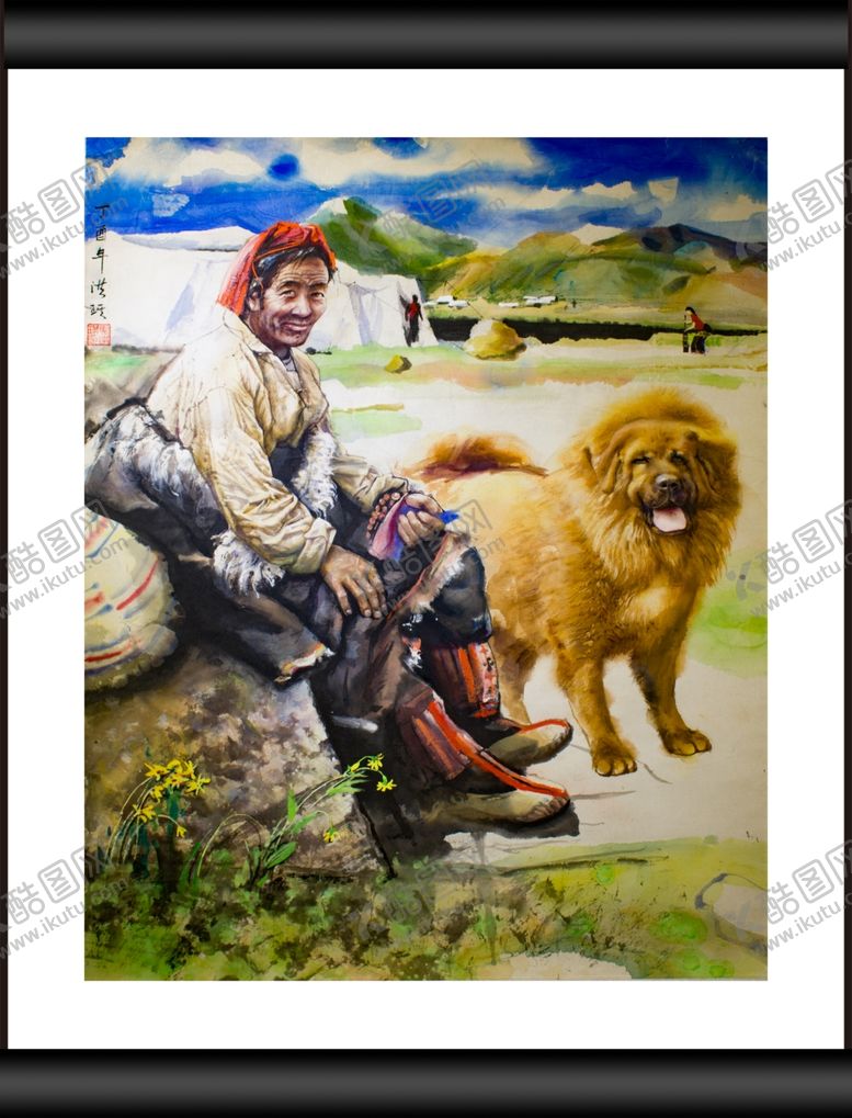 编号：53920209291327498184【酷图网】源文件下载-狗和主人