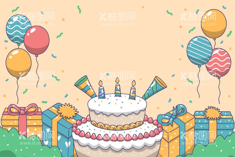 编号：95430410251055132519【酷图网】源文件下载-生日背景图片