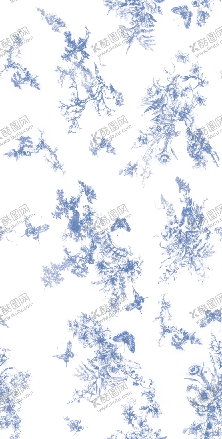 编号：20820702221059305244【酷图网】源文件下载-小碎花线条花
