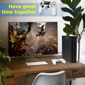 PS4白色手柄场景图
