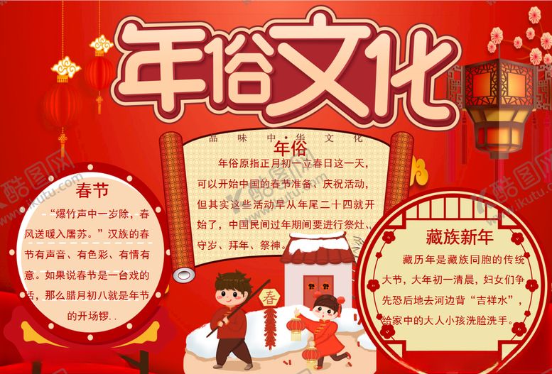 编号：13770407050352027857【酷图网】源文件下载-春节小报