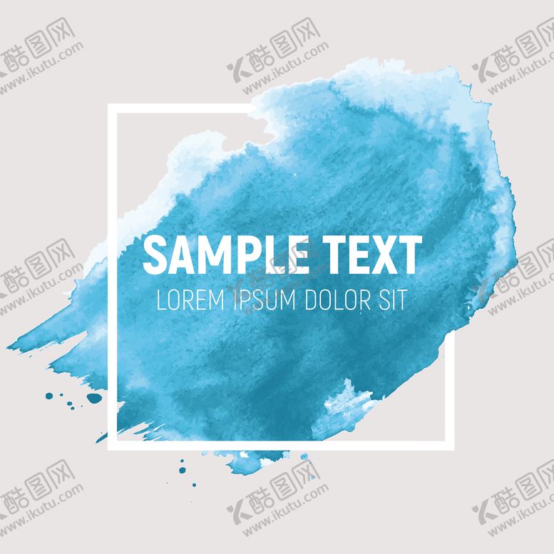 编号：66037901171105436579【酷图网】源文件下载-水彩墨迹    