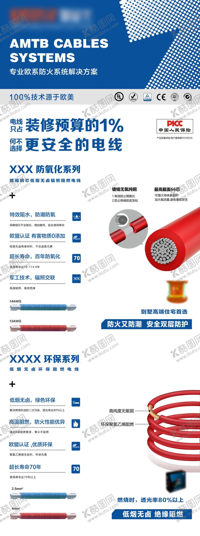 编号：62197009140505540726【酷图网】源文件下载-电线宣传展板海报装修欧标