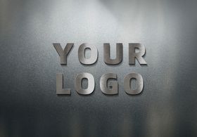 烫银logo样机