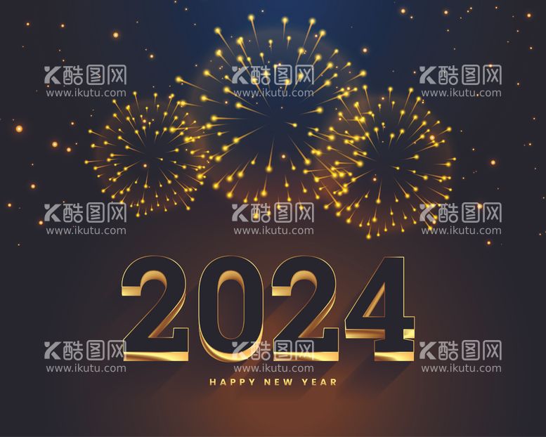 编号：18035712092119382977【酷图网】源文件下载-2024新年字体