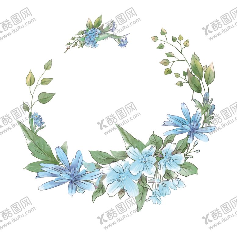 编号：25901105091436258927【酷图网】源文件下载-水彩花卉插画