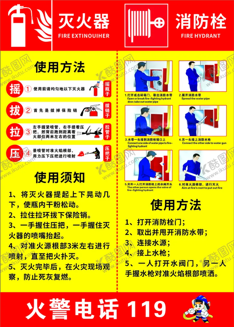 编号：02957310081301387163【酷图网】源文件下载-灭火器海报