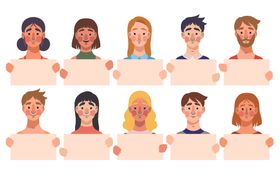 男女插画