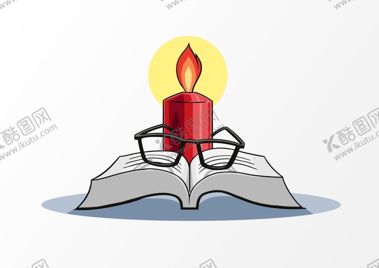 编号：15837609240235252198【酷图网】源文件下载-燃烧中的蜡烛教师节图片