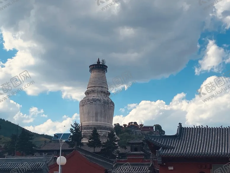 编号：49573210112015172895【酷图网】源文件下载-五台山大白塔