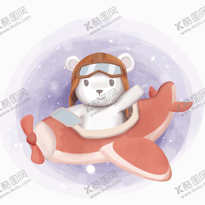 编号：91600106280347386860【酷图网】源文件下载-水彩动物