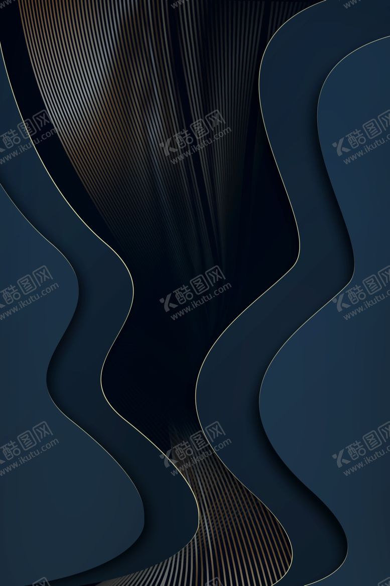 编号：10672006250501072737【酷图网】源文件下载-线条简约渐变立体高端艺术背景