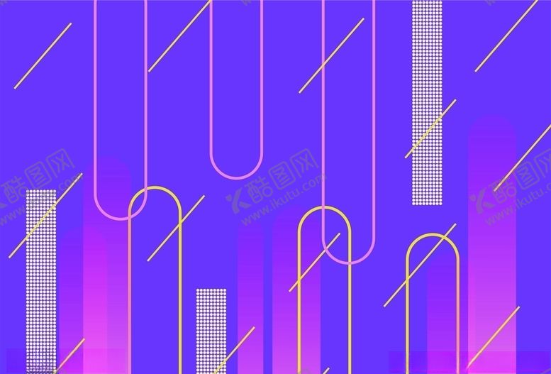编号：16311509201524109889【酷图网】源文件下载-紫色几何背景