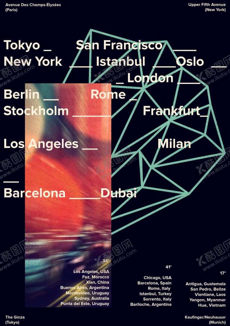 编号：74349809222035367148【酷图网】源文件下载-时尚创意国外复古海报图片