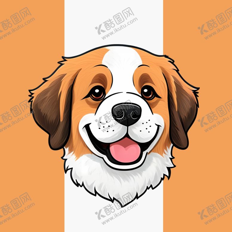 编号：57557902250412227068【酷图网】源文件下载-手绘卡通圣伯纳