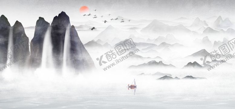编号：38539706270028384938【酷图网】源文件下载-水墨山水