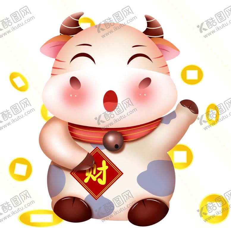 编号：92157810061552509954【酷图网】源文件下载-卡通牛年