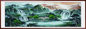 巨幅山水画